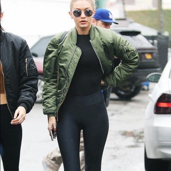 Forest Green Bomber Jacket - Picture 3 of 8